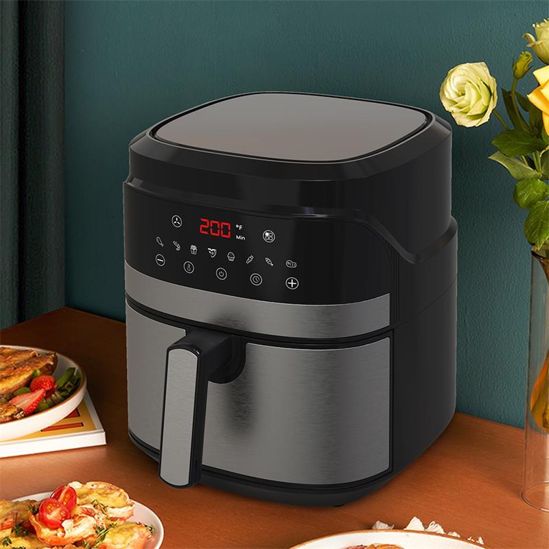 5.5L اللوحة اللمسة درجة الحرارة الرقمية الموقت التحكم في الهواء المقلاة yyzg-550As